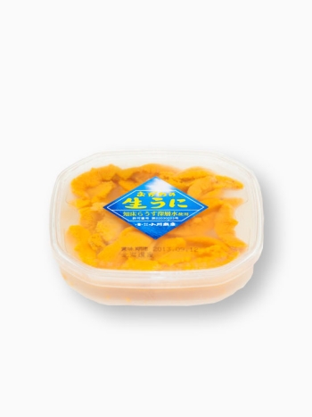 〈北海道／小川商店〉虻田小川 おがわの生うに 塩水 キタムラサキウニ (100g)×2